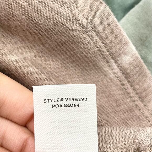 Lulus Womens M Iconic Moves Tie‎ Dye Sweatshirt Brown Green Slouchy Hippie USA - Picture 7 of 9